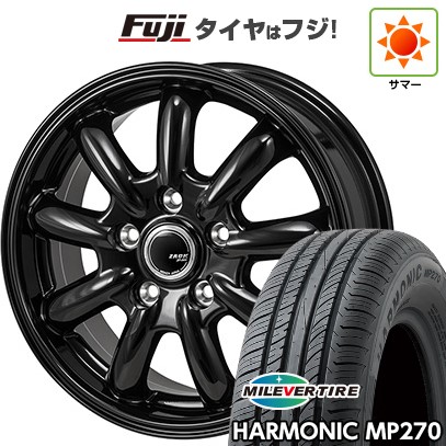 【新品国産車用5穴100】 夏タイヤ ホイール4本セット 205/55R16 ミレバー ハーモニック MP270(限定) モンツァ ZACK JP-209 6.5J 16インチ(送料無料)