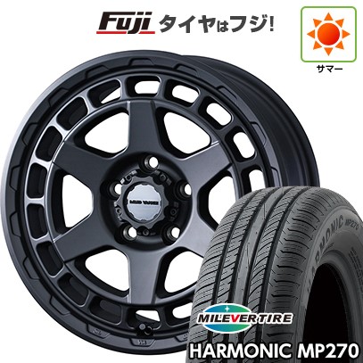 【新品国産車用5穴114.3】 夏タイヤ ホイール4本セット 215/65R16 ミレバー ハーモニック MP270(限定) WEDS ウェッズアドベンチャー マッドヴァンス X タイプS 7J 16インチ(送料無料)