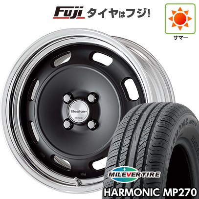 【新品国産車用4穴100】 夏タイヤ ホイール4本セット 195/55R16 ミレバー ハーモニック MP270(限定) WORK ワーク シーカー DT 6J 16インチ(送料無料)|フジコーポレーション