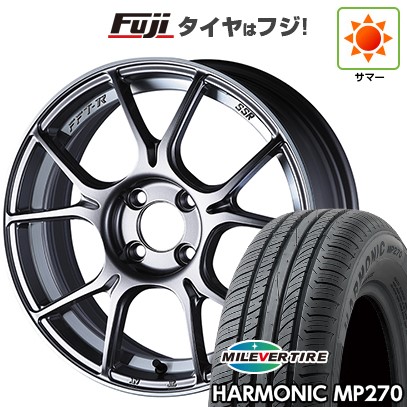 【新品国産車用4穴100】 夏タイヤ ホイール4本セット 195/55R16 ミレバー ハーモニック MP270(限定) SSR GT GTX02 6.5J 16インチ(送料無料)｜フジコーポレーション