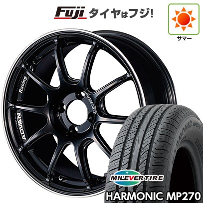 【新品国産車用5穴100】 夏タイヤ ホイール4本セット 205/55R16 ミレバー ハーモニック MP270(限定) ヨコハマ アドバンレーシング RZII 7J 16インチ(送料無料)