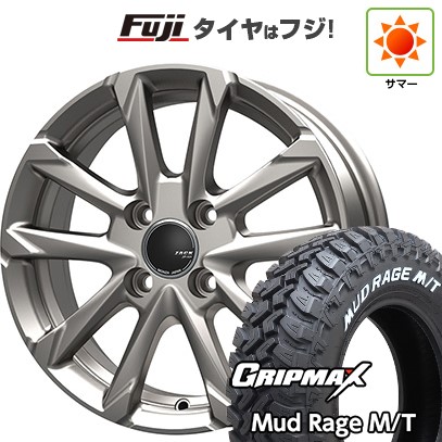 【新品】プロボックス/サクシード(リフトアップ) 夏タイヤ ホイール4本セット 185R14C 102/100Q グリップマックス マッドレイジM/T RWL(限定) モンツァ ZACK JP-325 5J 14インチ(送料無料)