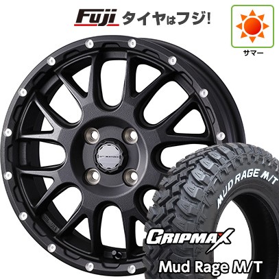【新品】プロボックス/サクシード(リフトアップ) 夏タイヤ ホイール4本セット 185R14C 102/100Q グリップマックス マッドレイジM/T RWL(限定) WEDS ウェッズアドベンチャー マッドヴァンス 08 5J 14インチ(送料無料)｜フジコーポレーション