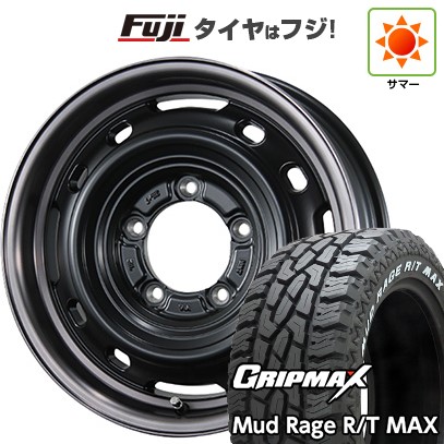 【新品】ジムニー 夏タイヤ ホイール4本セット 185/85R16 グリップマックス マッドレイジR/T MAX RWL(限定2024年製) シーエルリンク UNIONRIM TX 5.5J 16インチ(送料無料) 66,825円