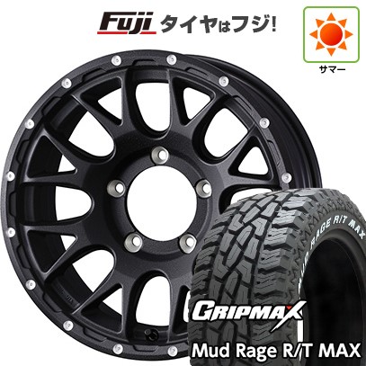 【新品】ジムニー 夏タイヤ ホイール4本セット 185/85R16 グリップマックス マッドレイジR/T MAX RWL(限定2024年製) WEDS ウェッズアドベンチャー マッドヴァンス 08 5.5J 16インチ(送料無料)|フジコーポレーション