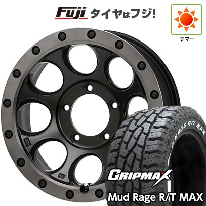 【新品】ジムニー 夏タイヤ ホイール4本セット 185/85R16 グリップマックス マッドレイジR/T MAX RWL(限定2024年製) MLJ エクストリームJ XJ03 5.5J 16インチ(送料無料)｜フジコーポレーション