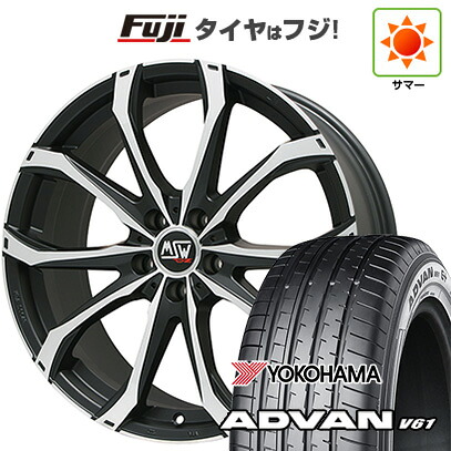 【新品】レクサスNX 2021/11- 夏タイヤ ホイール4本セット 235/50R20 ヨコハマ アドバン V61 MSW by OZ Racing MSW 48(マットブラックポリッシュ) 20インチ(送料無料)|フジコーポレーション