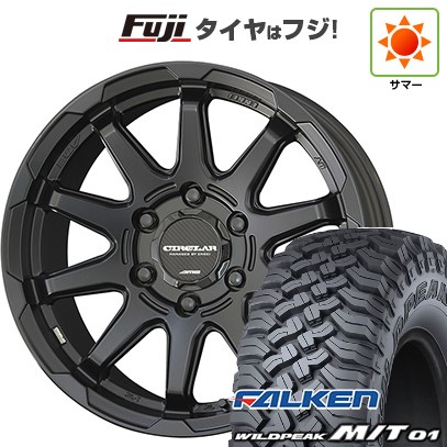【新品国産車用6穴139.7】 夏タイヤ ホイール4本セット 35X12.5R17 ファルケン ワイルドピーク M/T01 共豊 サーキュラー C10X 8J 17インチ(送料無料)