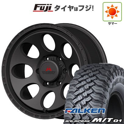 【新品】プラド/ハイラックス 夏タイヤ ホイール4本セット 265/70R17 ファルケン ワイルドピーク M/T01 エムクライム アストロ DC 8J 17インチ(送料無料)