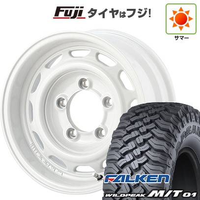 【新品】ジムニー 夏タイヤ ホイール4本セット 185/85R16 ファルケン ワイルドピーク M/T01 アピオ ワイルドボア ベンチュラ 5.5J 16インチ(送料無料)