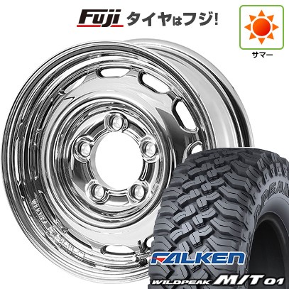 【新品】ジムニー 夏タイヤ ホイール4本セット 185/85R16 ファルケン ワイルドピーク M/T01 アピオ ワイルドボア ベンチュラ 5.5J 16インチ(送料無料)