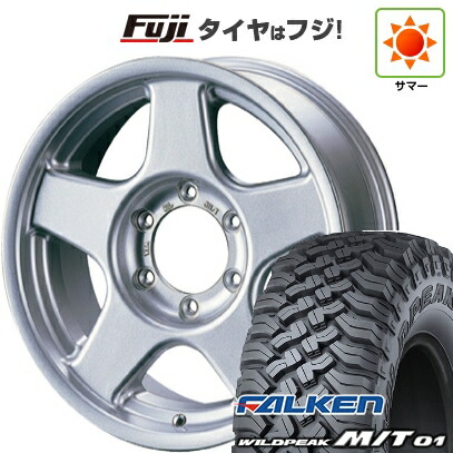 【新品国産車用6穴139.7】 夏タイヤ ホイール4本セット 315/75R16 ファルケン ワイルドピーク M/T01 フォーバイフォーエンジニア ブラッドレー V 8J 16インチ(送料無料)