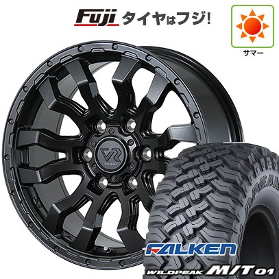 【新品】プラド/ハイラックス 夏タイヤ ホイール4本セット 265/70R17 ファルケン ワイルドピーク M/T01 トピー ヴァブロ RR-01 8J 17インチ(送料無料)