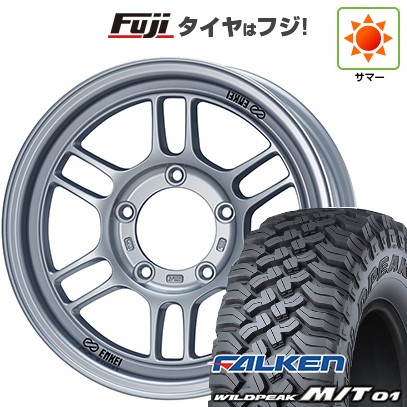 【新品】ジムニー 夏タイヤ ホイール4本セット 185/85R16 ファルケン ワイルドピーク M/T01 ENKEI エンケイ ALLROAD RPT1 5.5J 16インチ(送料無料)