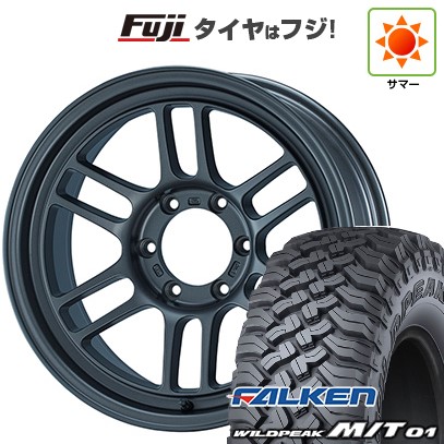 【新品】プラド/ハイラックス 夏タイヤ ホイール4本セット 265/70R17 ファルケン ワイルドピーク M/T01 ENKEI エンケイ ALLROAD RPT1 8.5J 17インチ(送料無料)