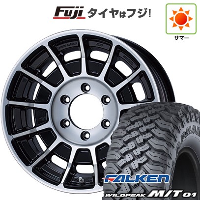 【新品国産車用6穴139.7】 夏タイヤ ホイール4本セット 285/70R17 ファルケン ワイルドピーク M/T01 ENKEI エンケイ ALLROAD バハ 8J 17インチ(送料無料)|フジコーポレーション