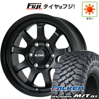 【新品国産車用6穴139.7】 夏タイヤ ホイール4本セット 285/70R17 ファルケン ワイルドピーク M/T01 トピー ブロウズ rov.9 7.5J 17インチ(送料無料)