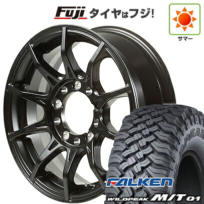 【新品】ジムニー 夏タイヤ ホイール4本セット 185/85R16 ファルケン ワイルドピーク M/T01 ゴジゲン ブラックマン G I 5.5J 16インチ(送料無料)|フジコーポレーション
