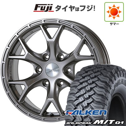 【新品】プラド/ハイラックス 夏タイヤ ホイール4本セット 265/70R17 ファルケン ワイルドピーク M/T01 ジャオス トライブクロウ 7.5J 17インチ(送料無料)