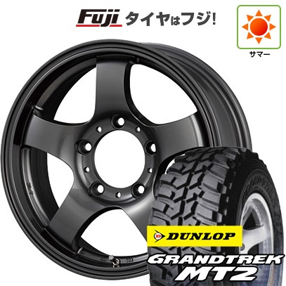 【新品】ジムニー 夏タイヤ ホイール4本セット 195R16C 104/102Q ダンロップ グラントレック MT2 コーセイ JBランダー 5.5J 16インチ(送料無料)