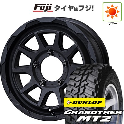 【新品】ジムニー 夏タイヤ ホイール4本セット 195R16C 104/102Q ダンロップ グラントレック MT2 エムズスピード ジュノウ エムエム 5.5J 16インチ(送料無料)