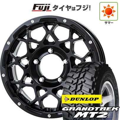 【新品】ジムニー 夏タイヤ ホイール4本セット 195R16C 104/102Q ダンロップ グラントレック MT2 トライスター BRUT BR-55 5.5J 16インチ(送料無料)|フジコーポレーション