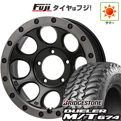 【新品】ジムニー 夏タイヤ ホイール4本セット 185/85R16 ブリヂストン デューラー M/T674 MLJ エクストリームJ XJ03 5.5J 16インチ(送料無料)