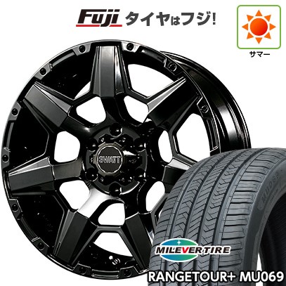 【新品】プラド/ハイラックス 夏タイヤ ホイール4本セット 265/65R17 ミレバー レンジツアープラスMU069（限定） クライメイト スワット(SBC) 8J 17インチ(送料無料)