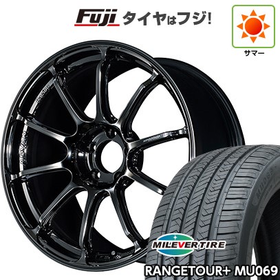 【新品国産車用5穴114.3】 夏タイヤ ホイール4本セット 235/40R19 ミレバー レンジツアープラスMU069(限定) ヨコハマ アドバンレーシング RSIII 8J 19インチ(送料無料)