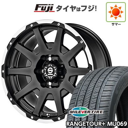 【新品国産車用5穴114.3】 夏タイヤ ホイール4本セット 225/65R17 ミレバー レンジツアープラスMU069(限定) OZ SPARCO ダカール 7.5J 17インチ(送料無料)