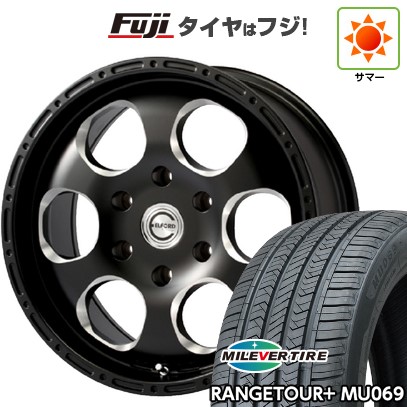 【新品】プラド/ハイラックス 夏タイヤ ホイール4本セット 265/65R17 ミレバー レンジツアープラスMU069（限定） エルフォード ブラッドストック 1P 8J 17インチ(送料無料)
