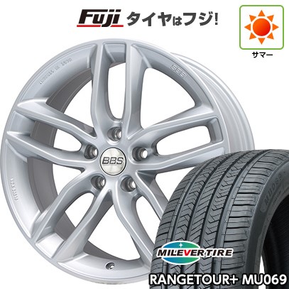 【新品】40系アルファード/ヴェルファイア用 夏タイヤ ホイール4本セット 245/45R20 ミレバー レンジツアープラスMU069（限定） BBS GERMANY SX ブリリアントシルバー 9J 20インチ(送料無料)