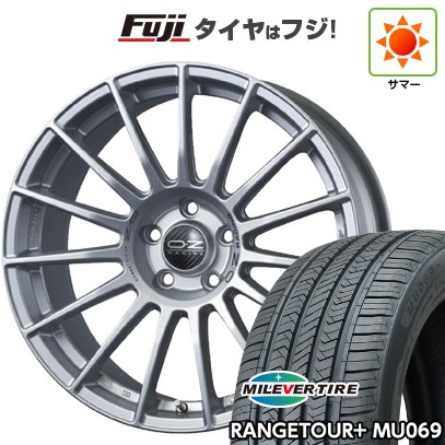 【新品国産車用5穴114.3】 夏タイヤ ホイール4本セット 235/60R18 ミレバー レンジツアープラスMU069（限定） OZ スーパーツーリズモ LM 8J 18インチ(送料無料)
