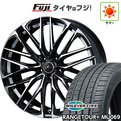【新品国産車用5穴114.3】 夏タイヤ ホイール4本セット 245/45R20 ミレバー レンジツアープラスMU069(限定) WEDS ウェッズ レオニス SK 8.5J 20インチ(送料無料)|フジコーポレーション
