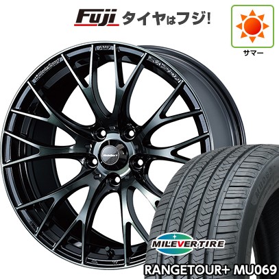 【新品国産車用5穴114.3】 夏タイヤ ホイール4本セット 235/60R18 ミレバー レンジツアープラスMU069（限定） WEDS ウェッズ ウェッズスポーツ SA-20R 7.5J 18インチ(送料無料)