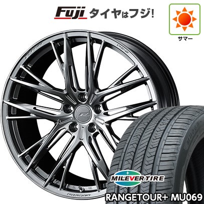 【新品国産車用5穴114.3】 夏タイヤ ホイール4本セット 245/45R20 ミレバー レンジツアープラスMU069（限定） WEDS ウェッズ F-ZERO FZ-5 8.5J 20インチ(送料無料)