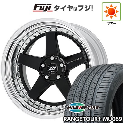 【新品国産車用5穴114.3】 夏タイヤ ホイール4本セット 235/55R19 ミレバー レンジツアープラスMU069（限定） WORK ワーク ジスタンス W5S S/W 8.5J 19インチ(送料無料)