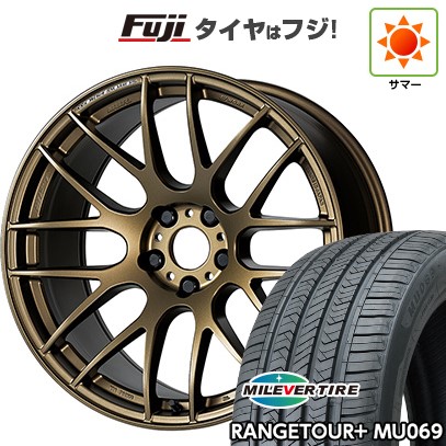 【新品国産車用5穴114.3】 夏タイヤ ホイール4本セット 225/65R17 ミレバー レンジツアープラスMU069(限定) WORK ワーク エモーション M8R 7J 17インチ(送料無料)|フジコーポレーション
