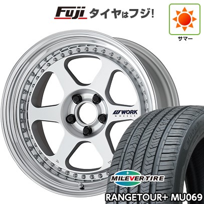 【新品国産車用5穴114.3】 夏タイヤ ホイール4本セット 235/40R19 ミレバー レンジツアープラスMU069（限定） WORK ワーク マイスター L1 3P 8.5J 19インチ(送料無料)｜フジコーポレーション