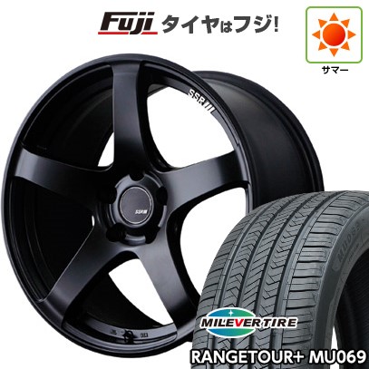 【新品国産車用5穴100】 夏タイヤ ホイール4本セット 225/55R18 ミレバー レンジツアープラスMU069（限定） SSR GT GTV01 7.5J 18インチ(送料無料)