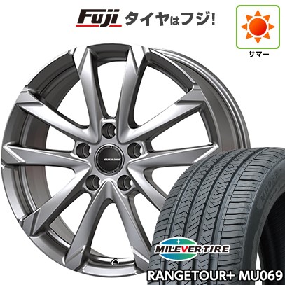 【新品国産車用5穴114.3】 夏タイヤ ホイール4本セット 225/65R17 ミレバー レンジツアープラスMU069(限定) コーセイ クレイシズ GC36F 7J 17インチ(送料無料)｜フジコーポレーション 58,300円