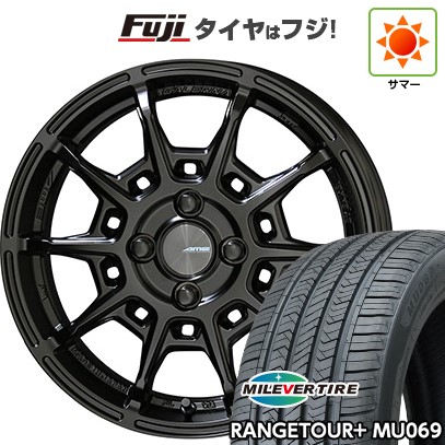【新品国産車用5穴114.3】 夏タイヤ ホイール4本セット 225/65R17 ミレバー レンジツアープラスMU069(限定) 共豊 ガレルナ レフィーノ 7J 17インチ(送料無料)｜フジコーポレーション