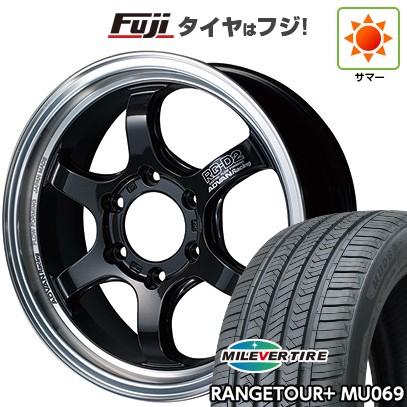 【新品】プラド/ハイラックス 夏タイヤ ホイール4本セット 265/65R17 ミレバー レンジツアープラスMU069（限定） ヨコハマ アドバンレーシング RG-D2 for PICKUP 8J 17インチ(送料無料)