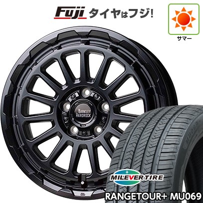 【新品国産車用5穴114.3】 夏タイヤ ホイール4本セット 225/65R17 ミレバー レンジツアープラスMU069(限定) ホットスタッフ バークレイハードロック リザード 7J 17インチ(送料無料)|フジコーポレーション