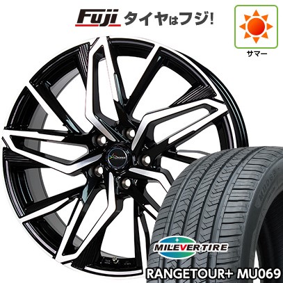 【新品国産車用5穴114.3】 夏タイヤ ホイール4本セット 235/60R18 ミレバー レンジツアープラスMU069（限定） ホットスタッフ クロノス CH-112 8J 18インチ(送料無料)