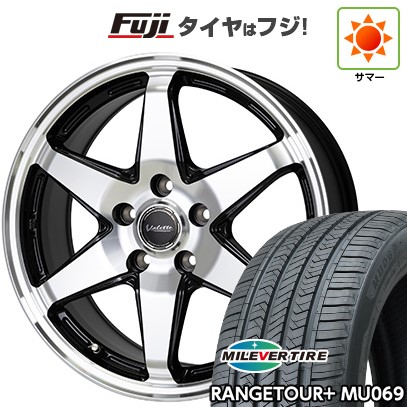 【新品国産車用5穴114.3】 夏タイヤ ホイール4本セット 225/65R17 ミレバー レンジツアープラスMU069(限定) ホットスタッフ ヴァレット アンクレイ 7J 17インチ(送料無料)