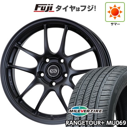 【新品国産車用5穴114.3】 夏タイヤ ホイール4本セット 225/65R17 ミレバー レンジツアープラスMU069(限定) ENKEI エンケイ PF01 17インチ(送料無料)
