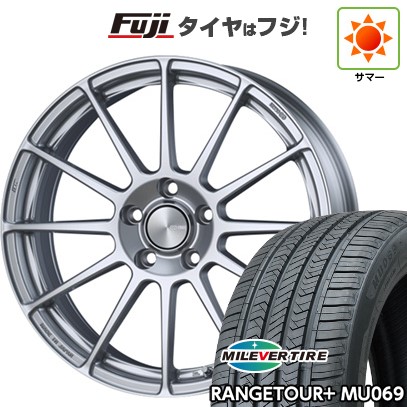 【新品国産車用5穴114.3】 夏タイヤ ホイール4本セット 235/60R18 ミレバー レンジツアープラスMU069（限定） ENKEI エンケイ PerformanceLine PF03 7.5J 18インチ(送料無料)