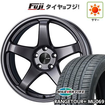 【新品国産車用5穴114.3】 夏タイヤ ホイール4本セット 235/60R18 ミレバー レンジツアープラスMU069（限定） ENKEI エンケイ PerformanceLine PF05 7.5J 18インチ(送料無料)