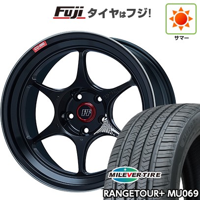 【新品国産車用5穴114.3】 夏タイヤ ホイール4本セット 235/55R19 ミレバー レンジツアープラスMU069（限定） ENKEI エンケイ PerformanceLine PF06 8.5J 19インチ(送料無料)